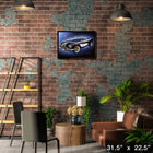Corvette by Michael Fishel - Framed Canvas - 31" x 22"-Museum-quality reproduction with vibrant colors