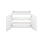 Modway Bryn 36" Wall-Mount Bathroom Vanity - White-Particleboard and Melamine Construction