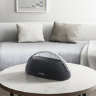 Harman Kardon Go + Play 3 - Black-Never worry about your mobile device running out of juice while you're streaming your favourite audiobook. The USB charging port means you and your device will always be ready for anything.