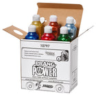 Prang Washable Metallic Tempera Paint - 16 oz. - Assorted Colours - 6 Pack-Washable tempera paint provides bold, vibrant colours