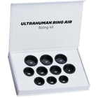 Ultrahuman Ring Air Sizing Kit-It is important to first use the sizing kit to determine the Ring AIR size. Wear the ring such that the engraved size number is toward the palm of your hand.

