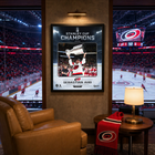 Frameworth Carolina Hurricanes 2026 Stanley Cup Champions: Sebastian Aho Ice Design PhotoGlass Framed Photo - 18" W x 22" H-6