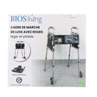 BIOS Living Deluxe Folding Walker with Wheels -6