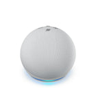 Amazon Echo Dot 4th Generation - Glacier White-Use your voice to turn on lights, adjust thermostats, and lock doors with compatible devices
