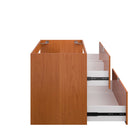 Modway Scenic 36" Wall-Mount Bathroom Vanity Cabinet - Cherry/Walnut-9