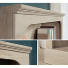 Sauder Arch 5-Shelf Bookcase - Chalked Chestnut-Safety first: Wall anchor kit provided to help prevent tip-over accidents