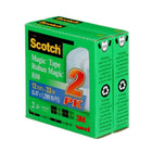 Scotch Magic Tape - 12.7 mm x 33 m - 2 Pack-Can be written on