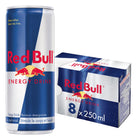 Red Bull Energy Drink - 250 ml - 8 Pack-Red Bull Energy Drink's special formula contains ingredients of high quality: Caffeine, Taurine, Sugars, Alpine Water