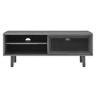 Modway Kurtis 47" TV Stand - Charcoal-Weight Capacity: 137 lb