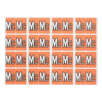Pendaflex A-Z Pink End Tab Filing Labels - Mc - 240 Pack-Compatible with DataFile L8701 series labels