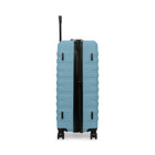 Swiss Mobility QUAD 30" ABS/PC Hardside Check-in Luggage - Milky Blue-Double 360-degree spinner wheels for smooth and quiet rolling (8 wheels)