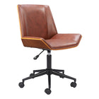 Zuo Maker Office Chair - Brown-Adjustable height