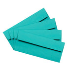 JAM Paper #10 Business Envelopes, 4 1/8 x 9.5, Brite Hue Sea Blue Recycled, 1000 Pack (15858B)-Opening: booklet