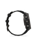 Garmin fēnix 8 Pro Multisport GPS Smartwatch - 47 mm - Carbon Grey DLC Titanium with Black/Pebble Grey Silicone Band-BUILT-IN SPEAKER AND MICROPHONE - Use LTE network connectivity to make and take calls directly from your watch, without carrying your smartphone along. Plus, watch functions can be controlled with phone-free voice commands — or use your smartphone’s voice assistant to respond to text messages and more.
