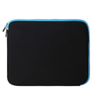 Vangoddy Neoprene 12" Laptop Protective Sleeve Case with Extra Pocket - Black/Blue-Slim and Lightweight Design. Ensures easy portability without adding unnecessary bulk.​
