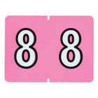 Pendaflex Numeric End Tab Lilac Filing Labels - 8 - 500 Pack-Compatible with DataFile L8700 series labels