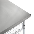 Seville Classics - Stainless Steel Kitchen Cart - 30" L x 20" W x 36" H - Silver-Stainless-Steel top weight capacity: 250 lb