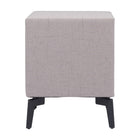 Zuo Halle Side Table - Grey-Dimensions: 15.7" L x 19.5" W x 19.7" H