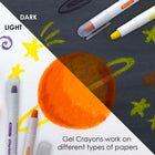 BAZIC Products Washable Silky Gel Crayons - 2 Packs of 24-These crayons are non-toxic, acid-free, conforms to ASTM D-4236