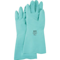 Mapa Professional Stansolv Z-Pattern Grip Gloves, Size Large/9, 13" L, Nitrile, Flock-Lined Inner Lining, 18 mil - 36 Pack-Cuff Style Straight