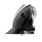 Adesso iMouse V3-TAA USB Optical Adjustable Vertical Ergonomic Mouse - 7 Buttons - Black-Made in Taiwan for TAA