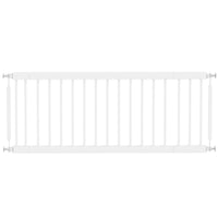 PawHut 26"-37" Dog Gate - 14" Tall Pet Gate and 2 Extensions - White-Adjustable width fits doors, hallways, and narrow spaces