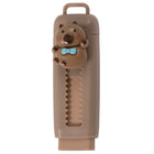 Merangue Capybara Topper Retractable Eraser-Slide-up design keeps erasers clean and protected