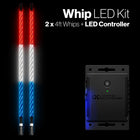 SoundExtreme Extreme Whip Kit Qty 2 x 4 ft plus LEDCast Controller-LEDCAST compatible: to connect to all SoundExtreme LEDCast enabled LED controllers, radios and soundbars (no other devices are compatible unless they are LEDCast enabled); ECOCAST ENABLED - to connect to any EcoCast compatible speaker (not EcoConnect compatible) for a music synchronized light show