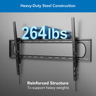 Mount-It! Heavy Duty XXL Tilt TV Mount-Up to 20° tool-free tilt adjustment helps to reduce glare and find the perfect viewing angle