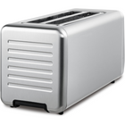 Salton Touchscreen Long Slot 4 Slice Toaster - Stainless Steel-Countdown timer: let’s you know when your toast will be ready