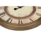 Monarch Specialties Clocks 20" Round Wall Clock - Antique Brown -No assembly required and powered by 1xAA battery (battery not included), this transitional decorative piece is ready to hang and enjoy in all spaces
