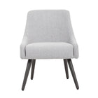 Nicer Interior Fabric Guest Chair – Grey-Built for Comfort: Lined with thick foam padding and upholstered in a skin-friendly poly linen fabric, this chair offers amazing support while providing comfort. The breathable fabric ensures comfort in all seasons, making it perfect for year-round use.