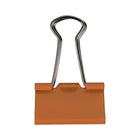 JAM Paper Colourful Binder Clips - Medium - 1 1/4" - Orange - 15 Pack-Quantity: 15 Clips per Pack | Durable and Reusable
