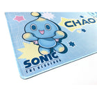 Kess Modern Sonic Chao Playmat-Smooth, durable neoprene-polyester surface designed for comfortable gameplay and precise card placement
