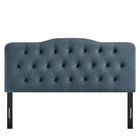 Modway Annabel Stain-Resistant Performance Velvet King Headboard - Cadet Blue-Assembly Required