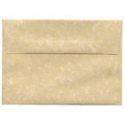 JAM Paper Recycled Parchment Stationery Set - 25 Cards and 25 A2 Envelopes - Brown - set of 25-Size: A2 (4.375" x 5.75")