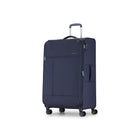 Bugatti Amsterdam Large Softside Luggage - Navy-Convenient easy access zipper pocket located on front of the luggage