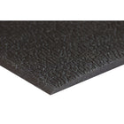 Edgewood Airsoft Pebbled Light Duty Anti-Fatigue Mat - 3' W x 5' L x 3/8" D - Black-Vinyl PVC Foam