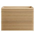 Modway Render 30" Wall-Mount Bathroom Vanity Cabinet - Oak-Mid-Century Modern Vanity
