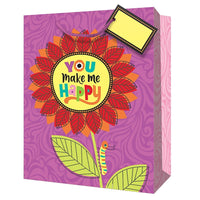 Millbrook Studios Birthday Gift Bags - Jumbo - Florals - 12 Pack-17.5" x 4" x 12.75"