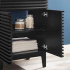 Modway Render 24" Bathroom Vanity Cabinet - Black-Walnut Grain Vanity