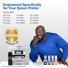 Epson T542 Ink Bottle - Standard Capacity - Yellow-EcoFit ink bottles - uniquely keyed for easy filling