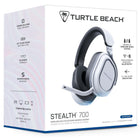 Turtle Beach Earforce Stealth 700 V3 Gaming Headset for PS4/PS5 - White-CrossPlay Multiplatform Wireless Audio System - Dual USB wireless transmitters and a single button on the headset allow you to quickly switch between your PlayStation or PC without having to move transmitters or connect cables. 