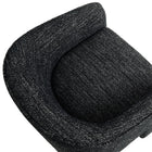 Modway Greer Boucle Fabric Upholstered Accent Armchair - Charcoal-8