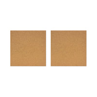 Quartet Self Healing Cork Tile - 12” x 12” - Frameless - 2 Pack-HIGH DENSITY CORK: The self-healing, natural cork surface resists push pin holes after each use, allowing it to be reused for a long time without distortion or unsightly pin holes