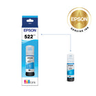Epson T522 Ink Bottle - Standard Capacity - Cyan-Save up to 80 percent with low-cost replacement ink bottles vs. ink cartridges