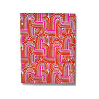 Staples Paper Portfolio - Rainbow -Three-hole punched with interior prongs