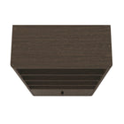 Manhattan Comfort Rivington 40" Modern 4-Shelf Bookcase Cabinet - Walnut-9