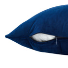 Modway Accentuate 18" Performance Velvet Throw Pillow - Navy Blossom-Performance Velvet Sham
