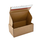 Reliabag Self Seal Corrugated Literature Mailer Boxes - 10" L x 6" W x 4" H - Kraft - 40 Pack-Lightweight, Eco-friendly, Sustainable and Sturdy